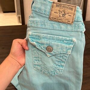 True Religion capri Light Blue